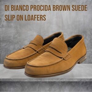Di Bianco Procida Brown Suede Loafers